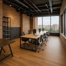 Tadilat Fiyat Teklifleri: Ücretsiz Keşif ve Şeffaf Maliyetlendirme Ankara'da yapılmış endüstriyel tarz ofis tadilatı, açık tavan, brüt beton ve modern ofis tasarımı